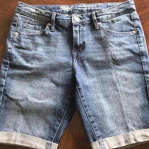 Denim Bermuda shorts